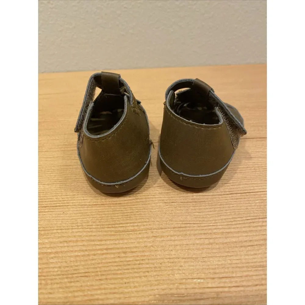 Vintage Gerber Infant Shoes Crib‎ Shoes Brown